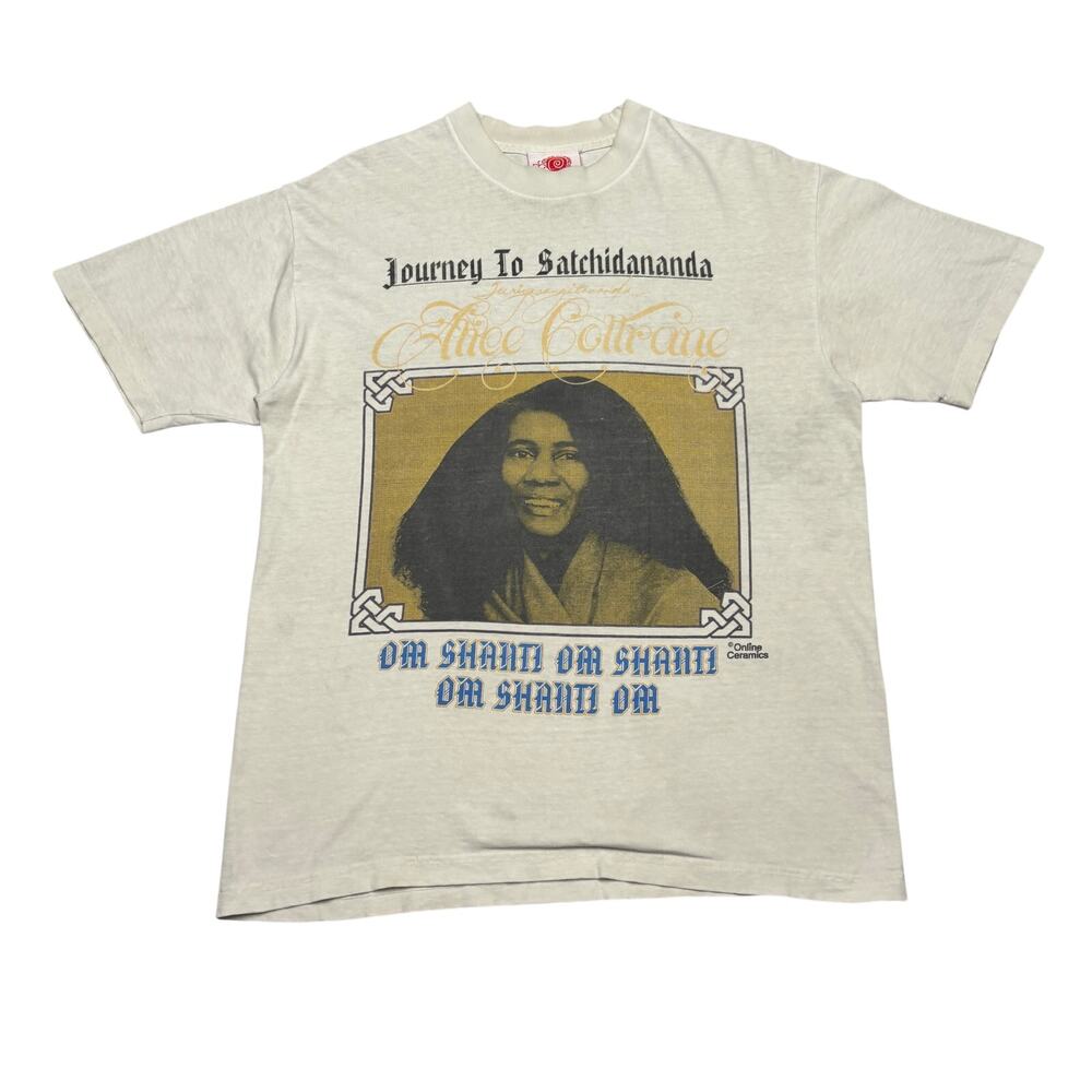 Online Ceramics Journey To Satchidananda Shirt Men's Medium Alice Coltrane